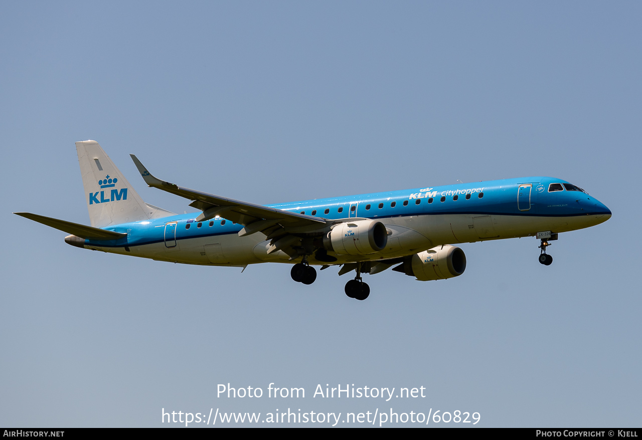 Aircraft Photo of PH-EZK | Embraer 190STD (ERJ-190-100STD) | KLM Cityhopper | AirHistory.net #60829