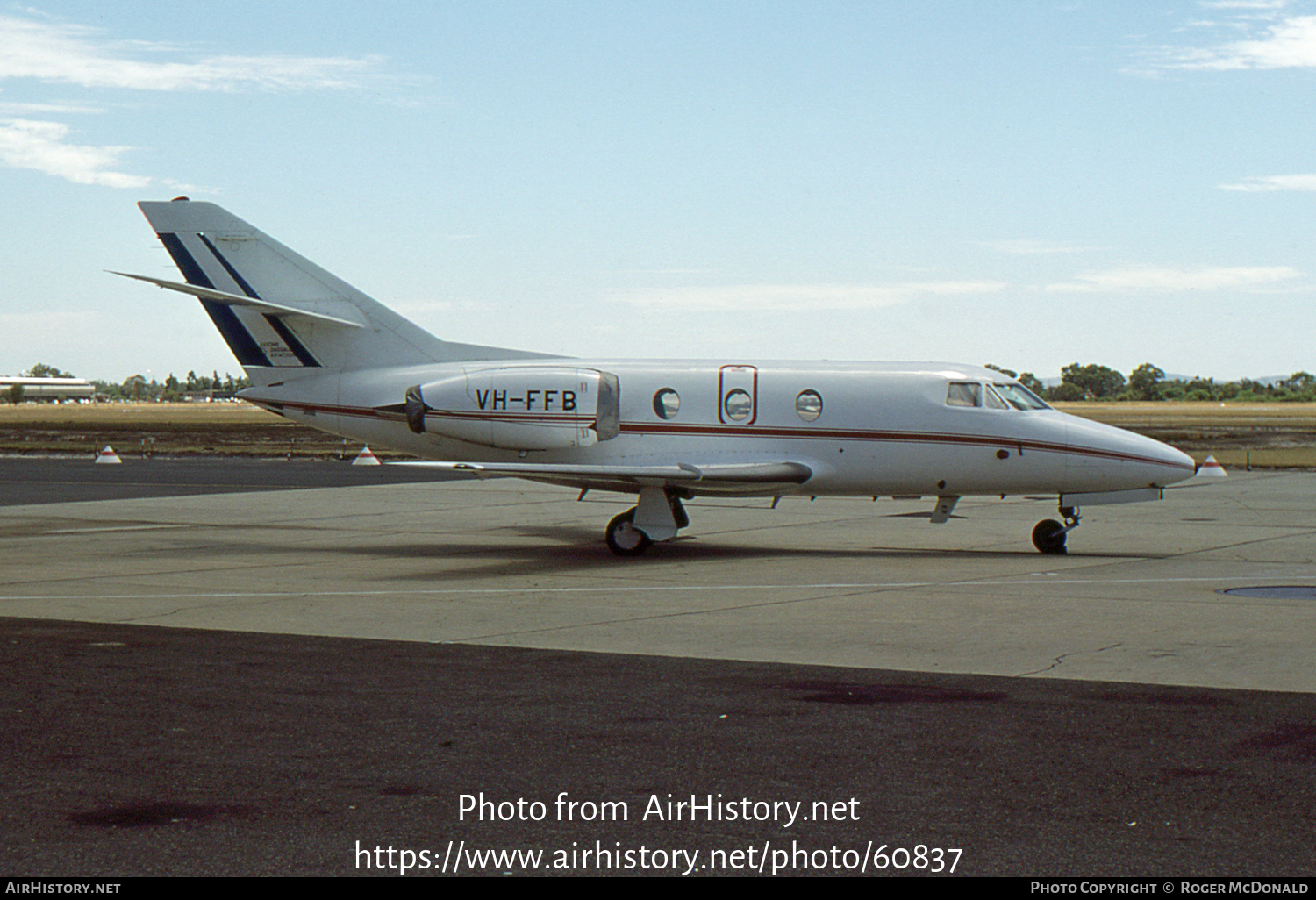 Aircraft Photo of VH-FFB | Dassault Falcon 10 | AirHistory.net #60837