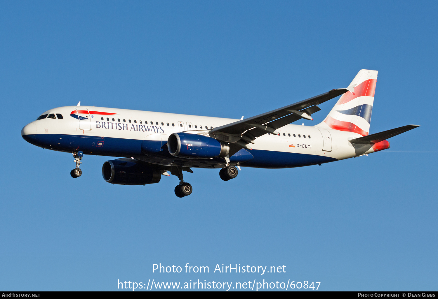 Aircraft Photo of G-EUYI | Airbus A320-232 | British Airways | AirHistory.net #60847