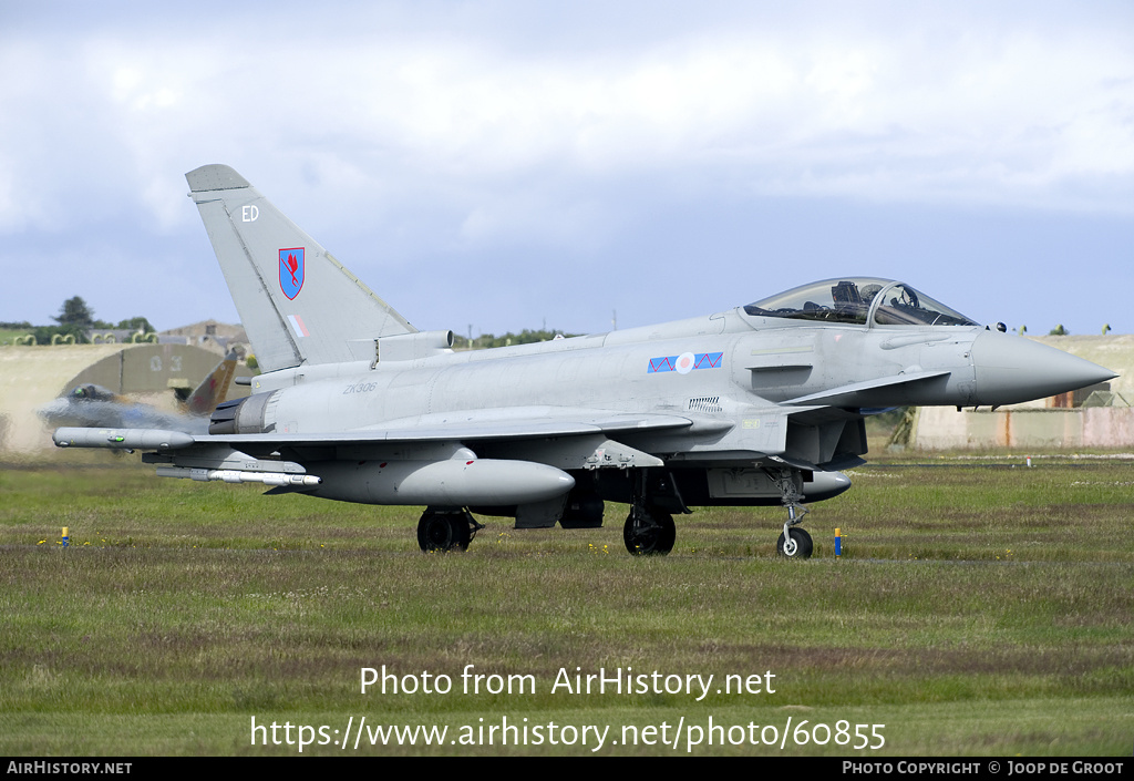 Aircraft Photo of ZK306 | Eurofighter EF-2000 Typhoon FGR4 | UK - Air Force | AirHistory.net #60855