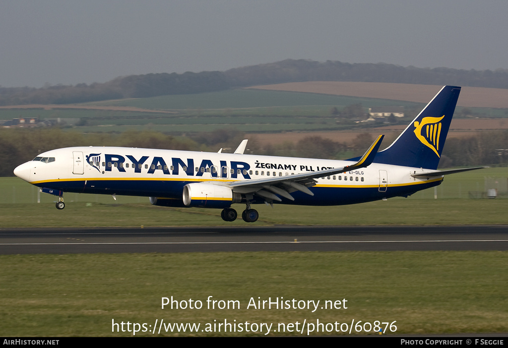 Aircraft Photo of EI-DLG | Boeing 737-8AS | Ryanair | AirHistory.net #60876