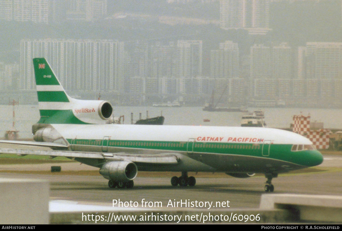 Aircraft Photo of VR-HOB | Lockheed L-1011-385-1-14 TriStar 100 | Cathay Pacific Airways | AirHistory.net #60906