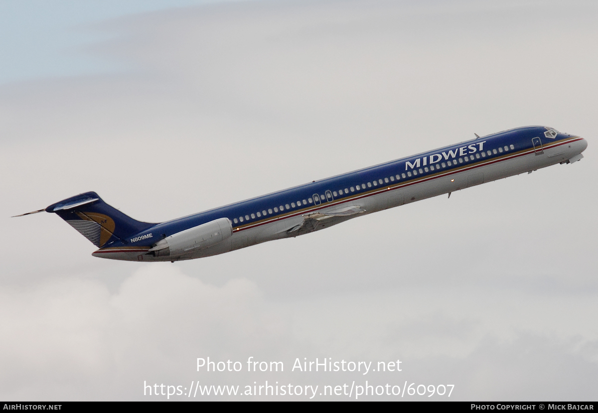 Aircraft Photo of N809ME | McDonnell Douglas MD-82 (DC-9-82) | Midwest Airlines | AirHistory.net #60907