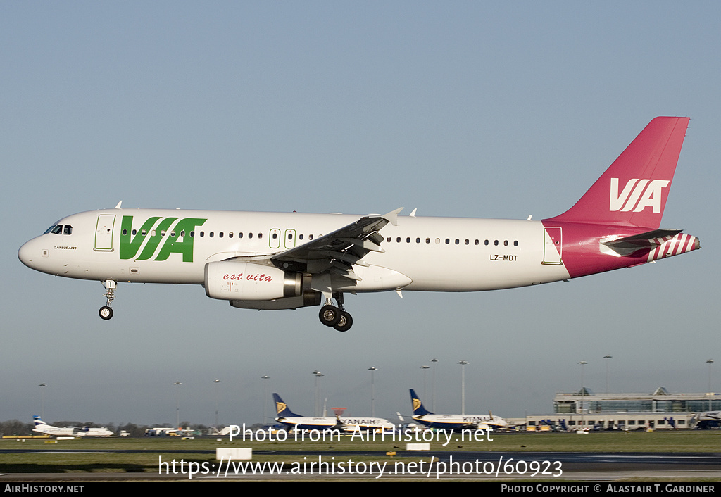 Aircraft Photo of LZ-MDT | Airbus A320-232 | VIA - Air VIA Bulgarian Airways | AirHistory.net #60923