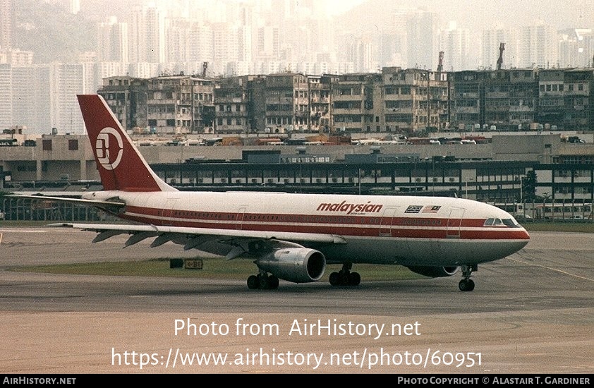 Aircraft Photo of 9M-MHD | Airbus A300B4-203 | Malaysian Airline System - MAS | AirHistory.net #60951