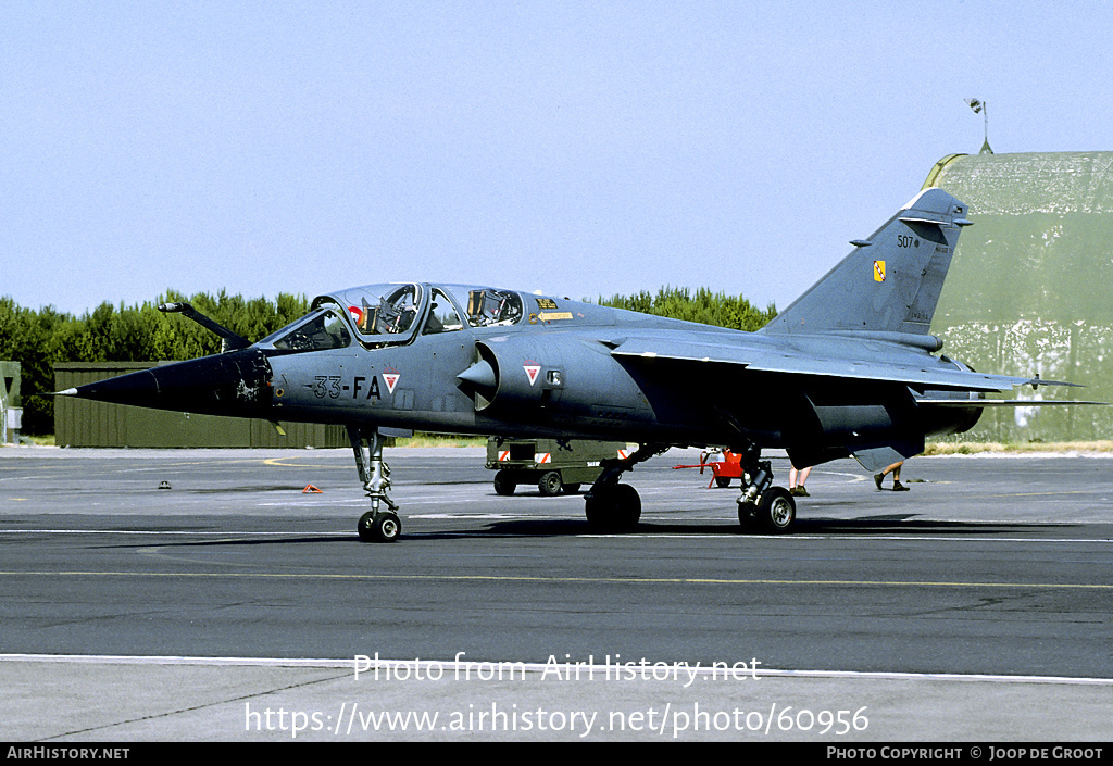 Aircraft Photo of 507 | Dassault Mirage F1B | France - Air Force | AirHistory.net #60956