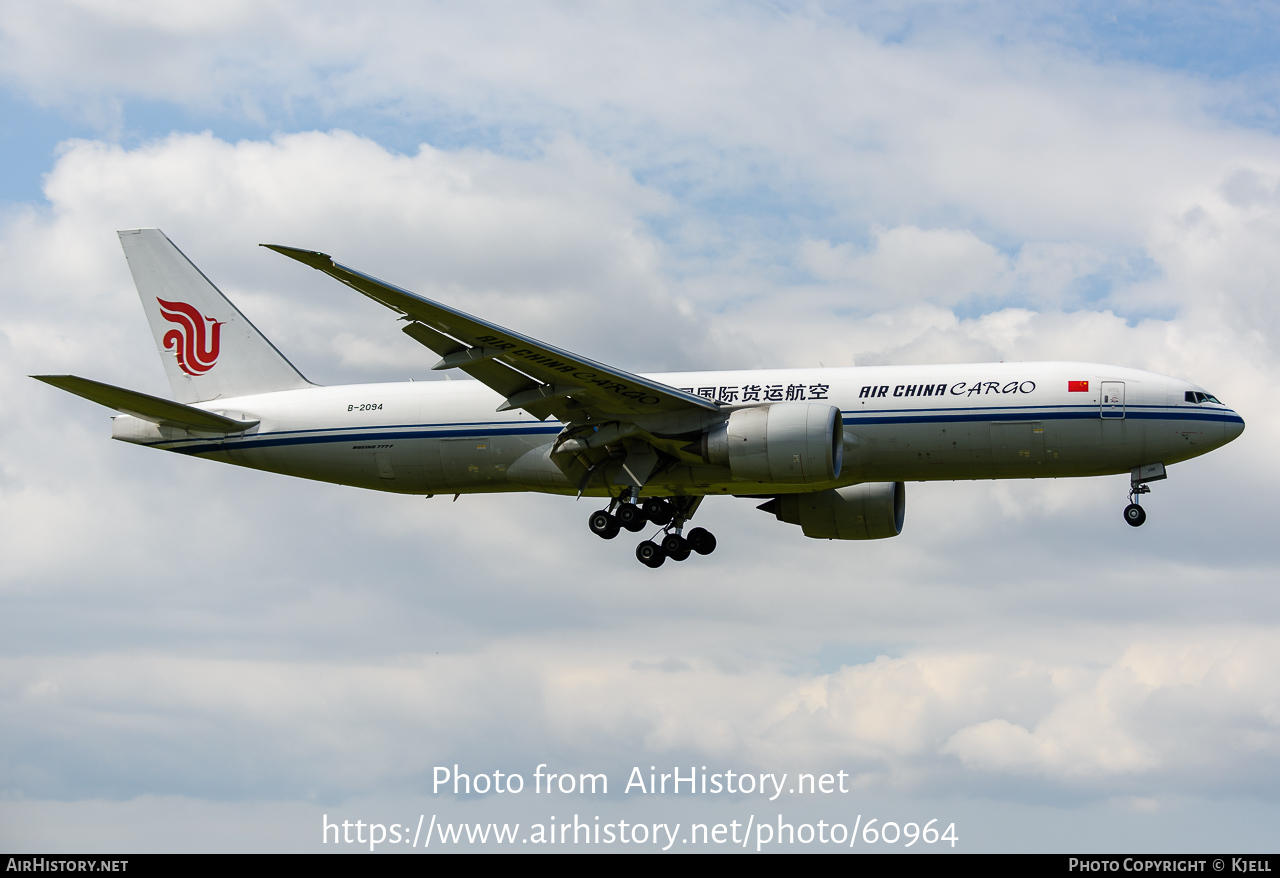 Aircraft Photo of B-2094 | Boeing 777-FFT | Air China Cargo | AirHistory.net #60964