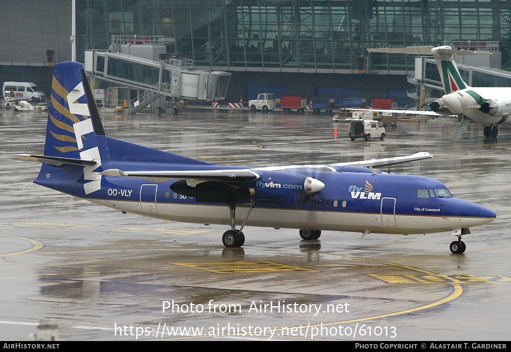 Aircraft Photo of OO-VLY | Fokker 50 | VLM Airlines | AirHistory.net #61013