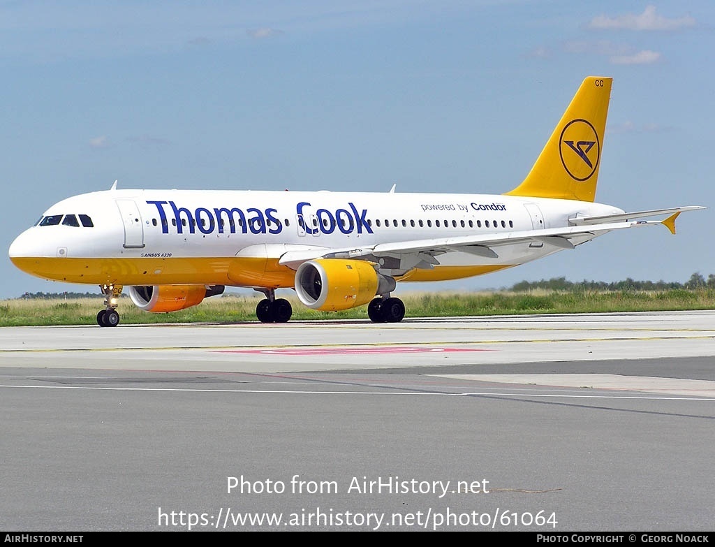 Aircraft Photo of D-AICC | Airbus A320-212 | Thomas Cook Airlines | AirHistory.net #61064