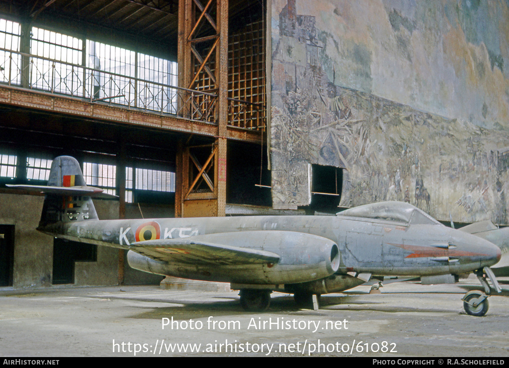 Aircraft Photo of EG-224 | Gloster Meteor F8 | Belgium - Air Force | AirHistory.net #61082