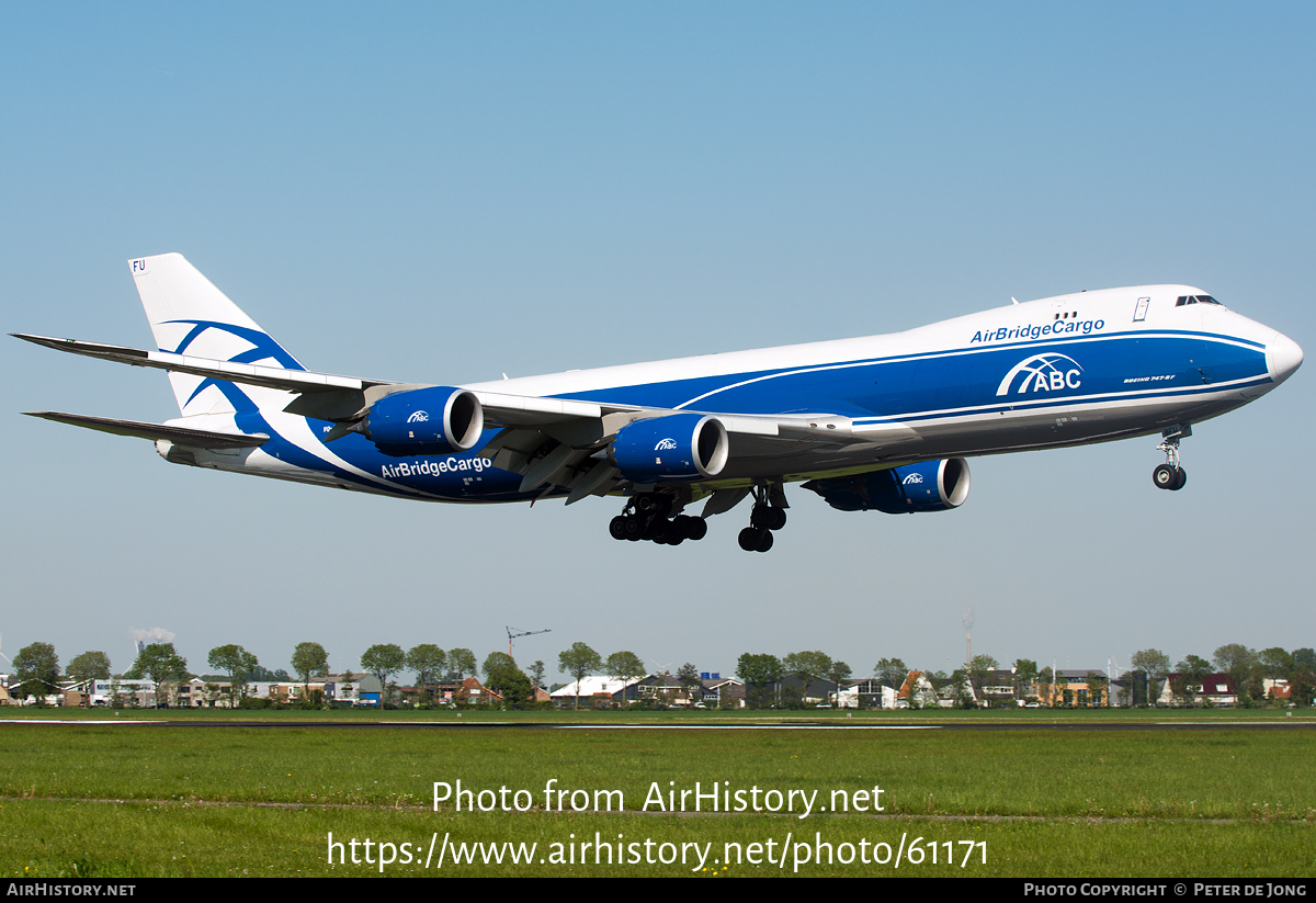 Aircraft Photo of VQ-BFU | Boeing 747-83QF/SCD | ABC - AirBridgeCargo Airlines | AirHistory.net #61171