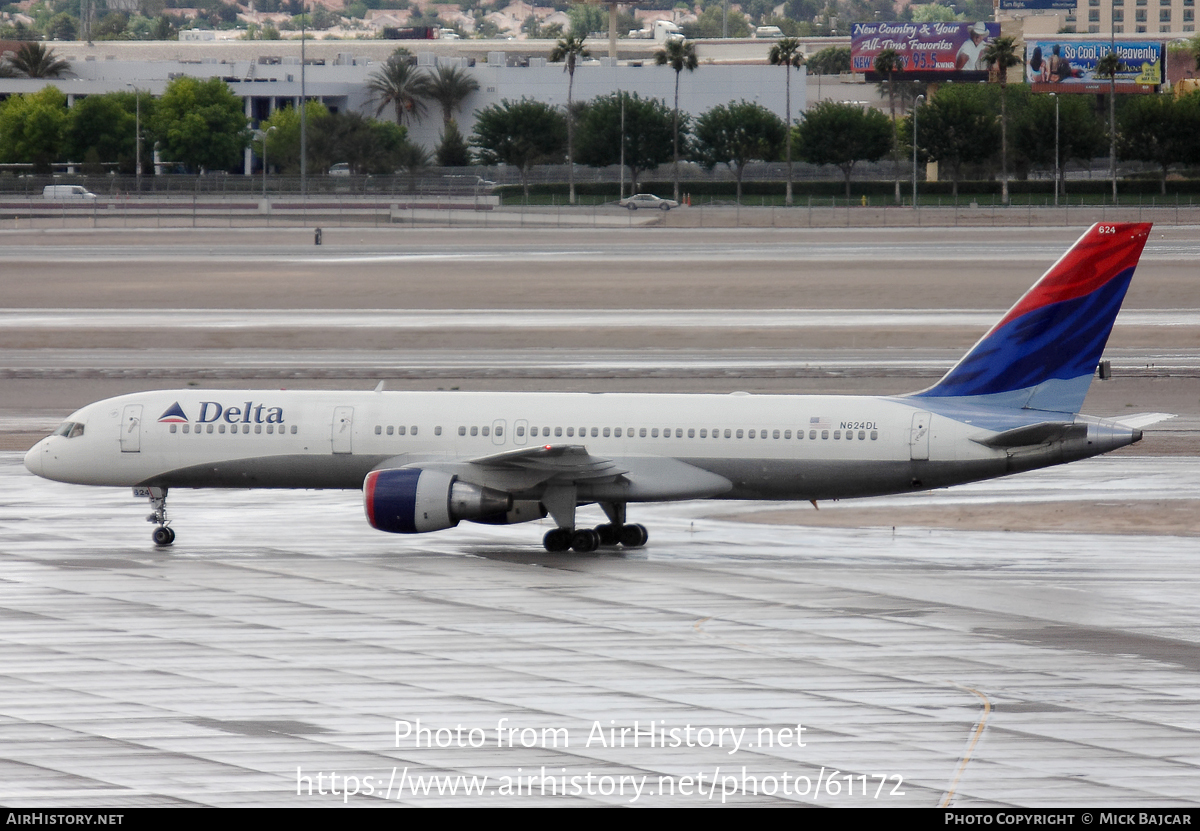 Aircraft Photo of N624DL | Boeing 757-232 | Delta Air Lines | AirHistory.net #61172