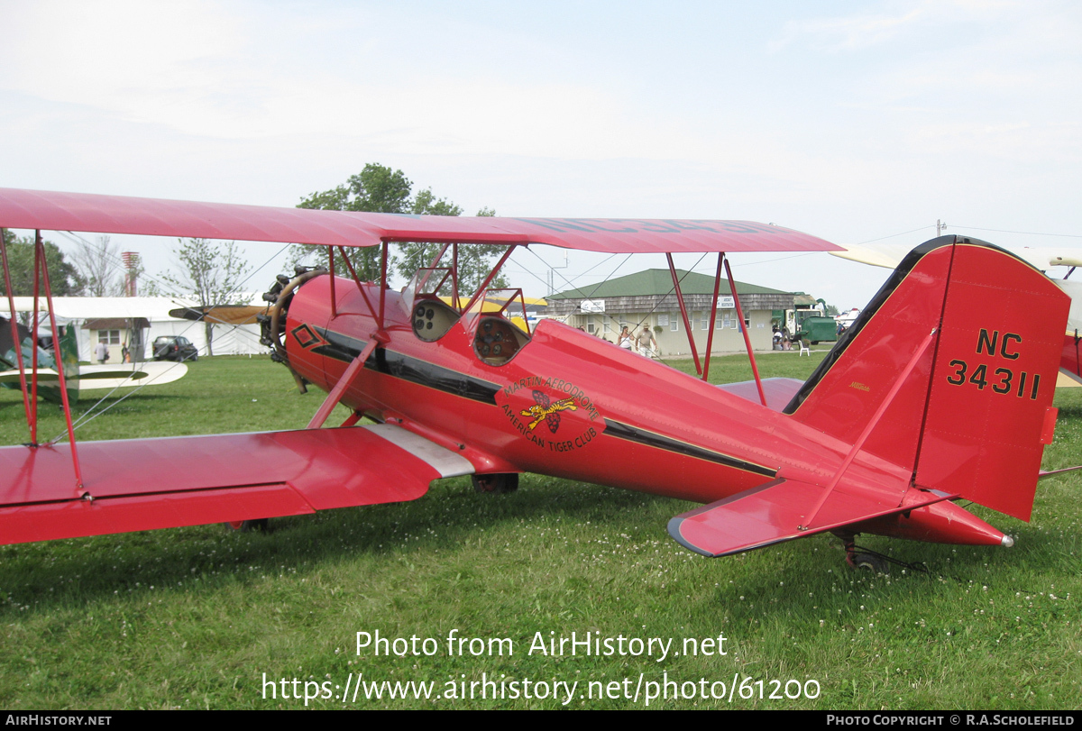 Aircraft Photo of N34311 / NC34311 | Meyers OTW-145 | American Tiger Club | AirHistory.net #61200