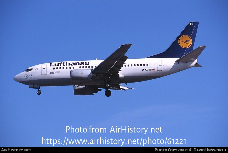 Aircraft Photo of D-ABIR | Boeing 737-530 | Lufthansa | AirHistory.net #61221