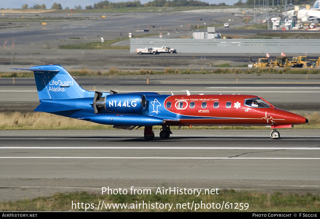 Aircraft Photo of N144LG | Gates Learjet 35A/ZR | Lifeguard Alaska - Providence Alaska Medical Center | AirHistory.net #61259