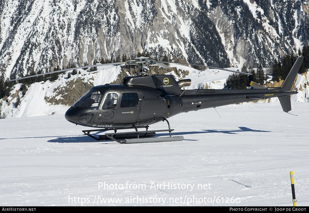 Aircraft Photo of F-HYDE | Eurocopter AS-350B-3 Ecureuil | Azur Helicoptere | AirHistory.net #61260