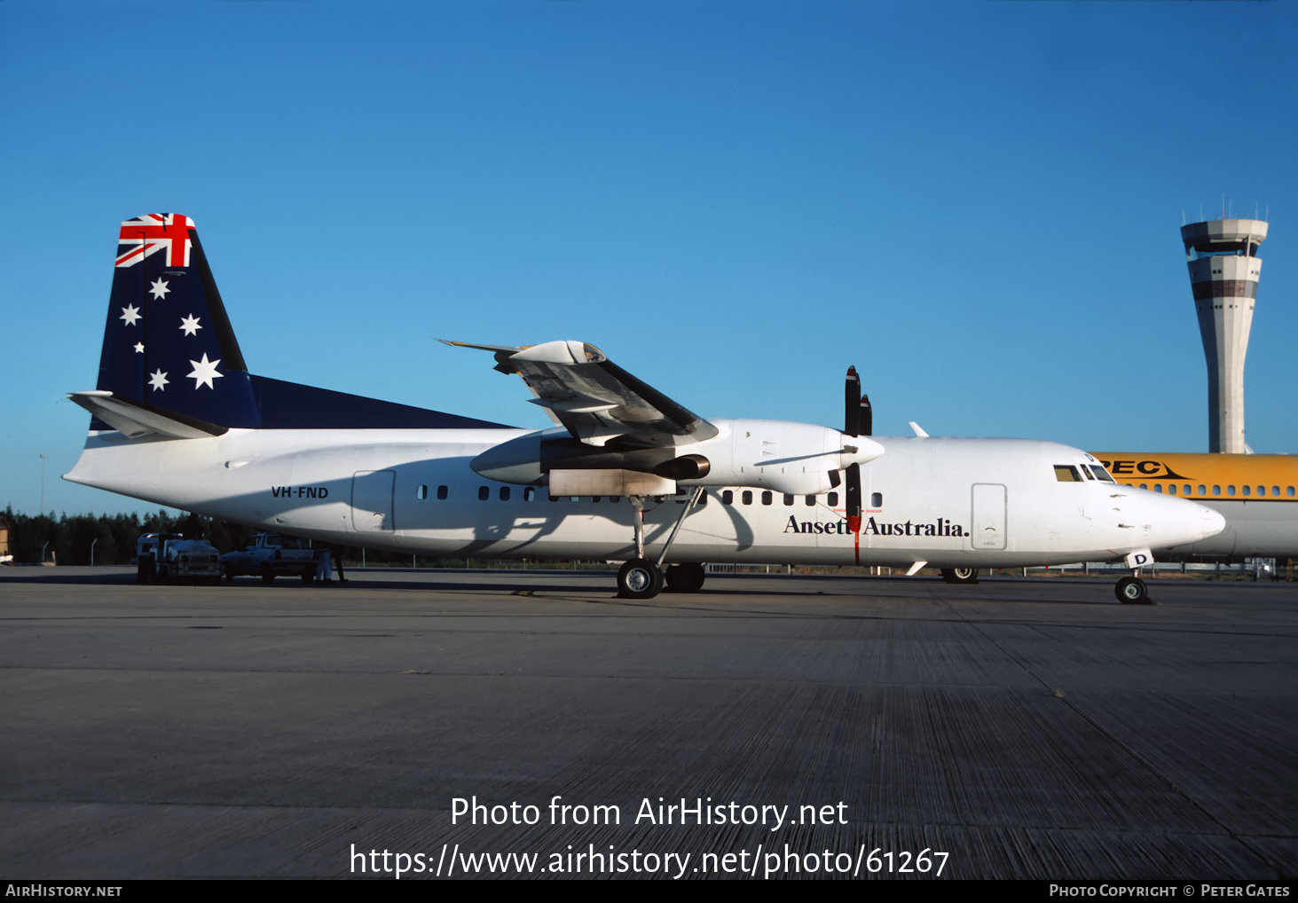 Aircraft Photo of VH-FND | Fokker 50 | Ansett Australia | AirHistory.net #61267