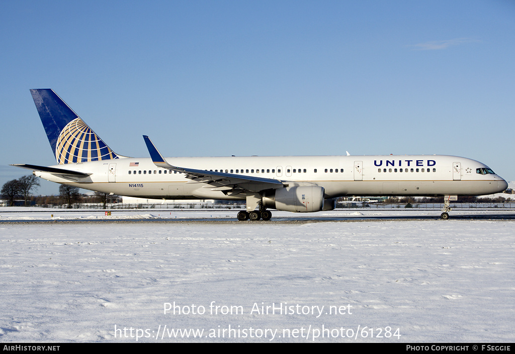 Aircraft Photo of N14115 | Boeing 757-224 | United Airlines | AirHistory.net #61284