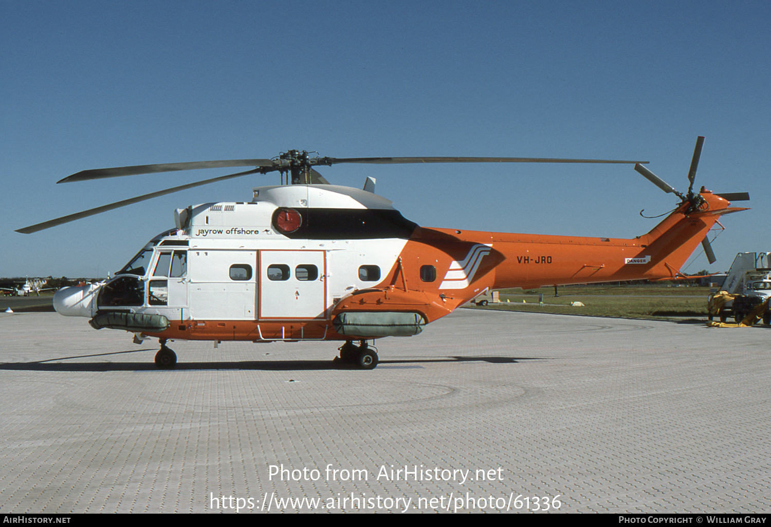 Aircraft Photo of VH-JRO | Aerospatiale SA-330J Puma | Jayrow Offshore | AirHistory.net #61336