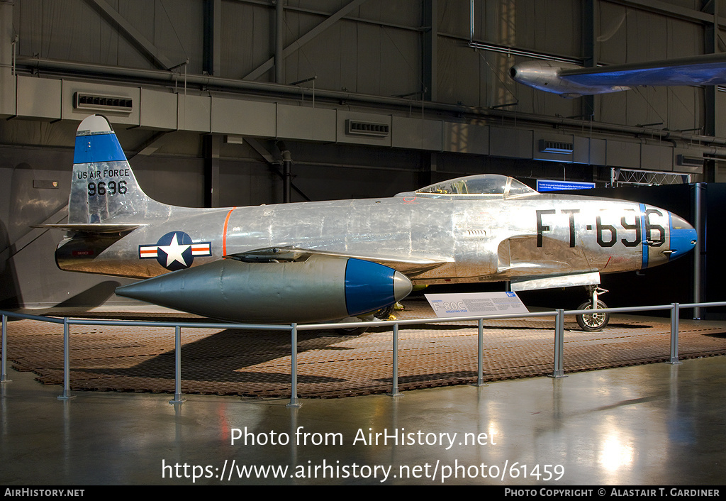 Aircraft Photo of 49-696 / 9696 | Lockheed F-80C Shooting Star | USA - Air Force | AirHistory.net #61459