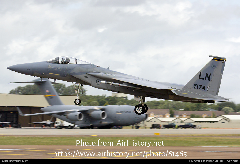 Aircraft Photo of 86-0174 / AF86-174 | McDonnell Douglas F-15C Eagle | USA - Air Force | AirHistory.net #61465