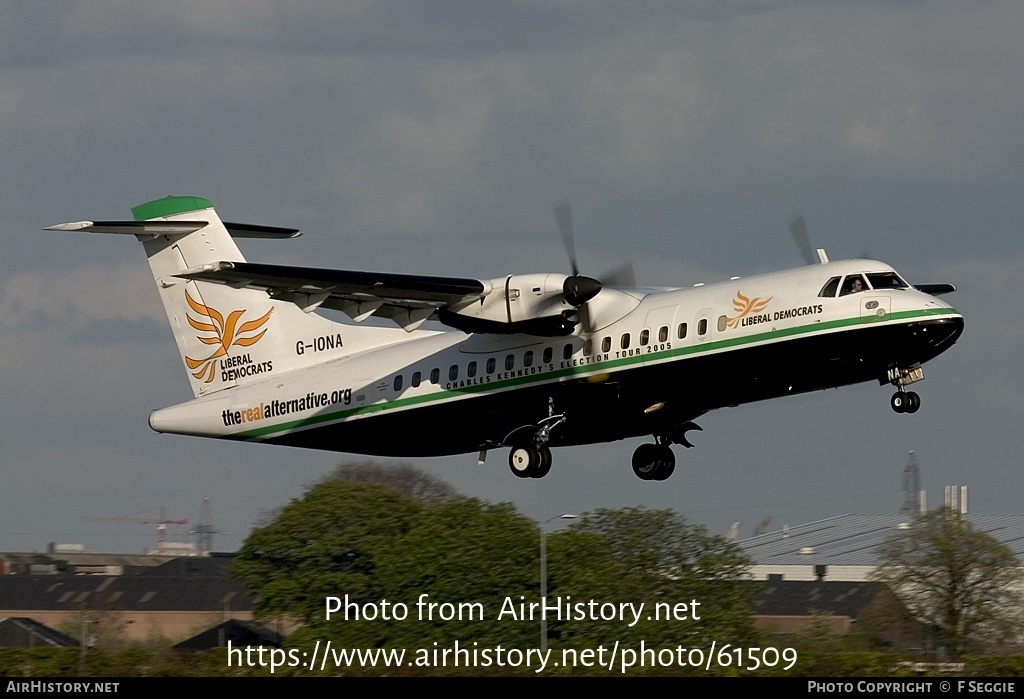 Aircraft Photo of G-IONA | ATR ATR-42-300(QC) | Air Atlantique | AirHistory.net #61509