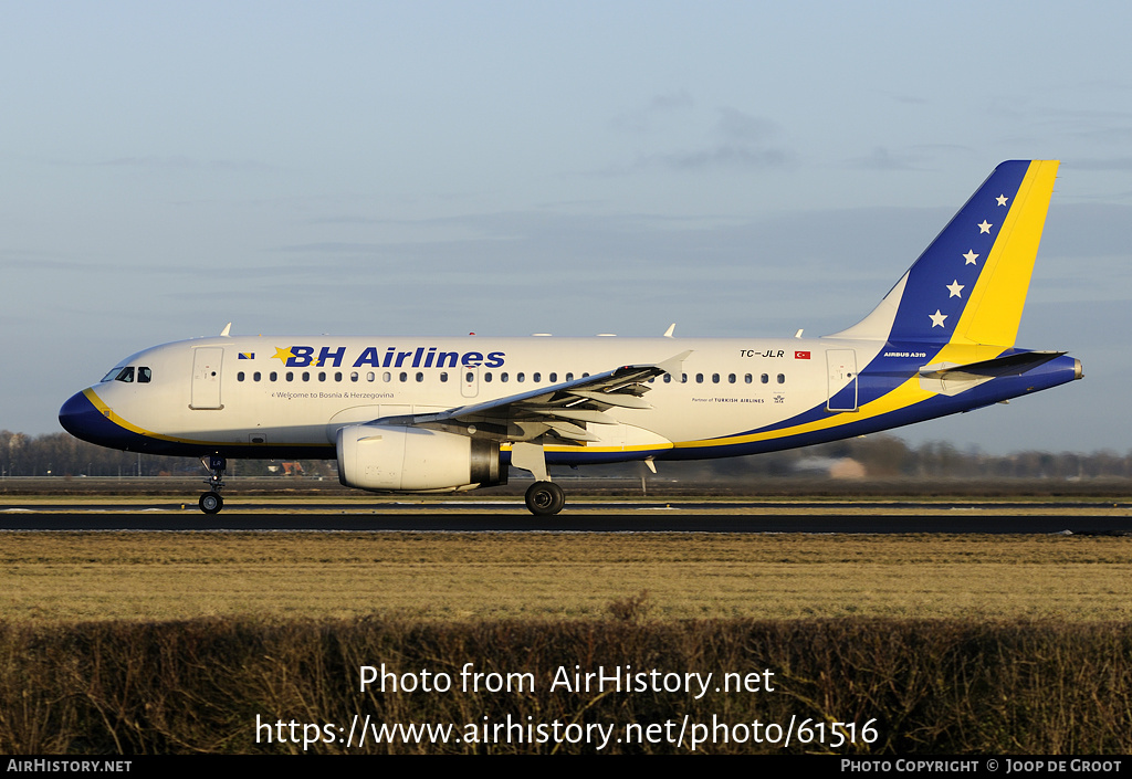 Aircraft Photo of TC-JLR | Airbus A319-132 | B & H Airlines | AirHistory.net #61516