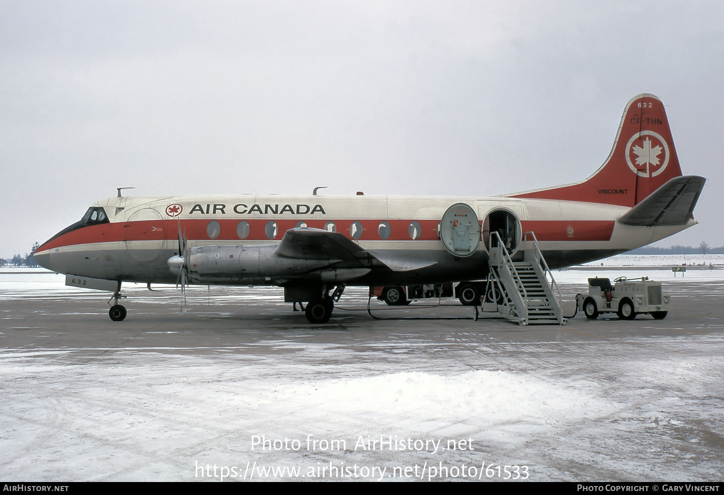 Aircraft Photo of CF-THN | Vickers 757 Viscount | Air Canada | AirHistory.net #61533