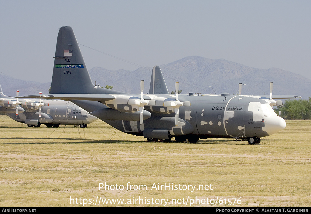 Aircraft Photo of 63-7818 / 37818 | Lockheed C-130E Hercules (L-382) | USA - Air Force | AirHistory.net #61576