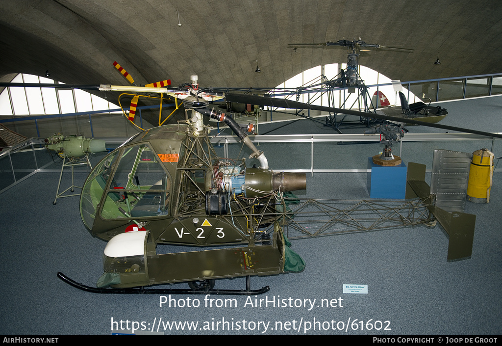 Aircraft Photo of V-23 | Sud-Ouest SO-1221S Djinn | Switzerland - Air Force | AirHistory.net #61602