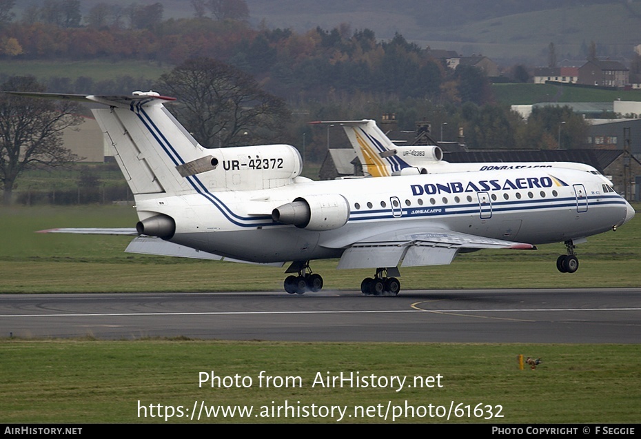 Aircraft Photo of UR-42372 | Yakovlev Yak-42 | Donbassaero | AirHistory.net #61632