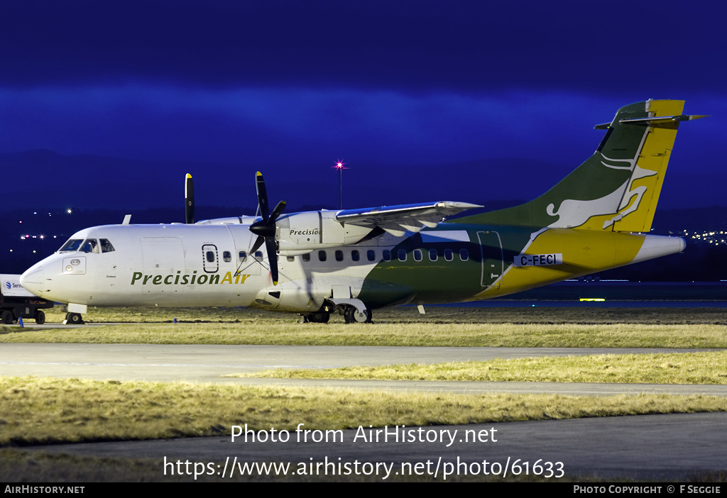 Aircraft Photo of C-FECI | ATR ATR-42-320 | Precision Air | AirHistory.net #61633