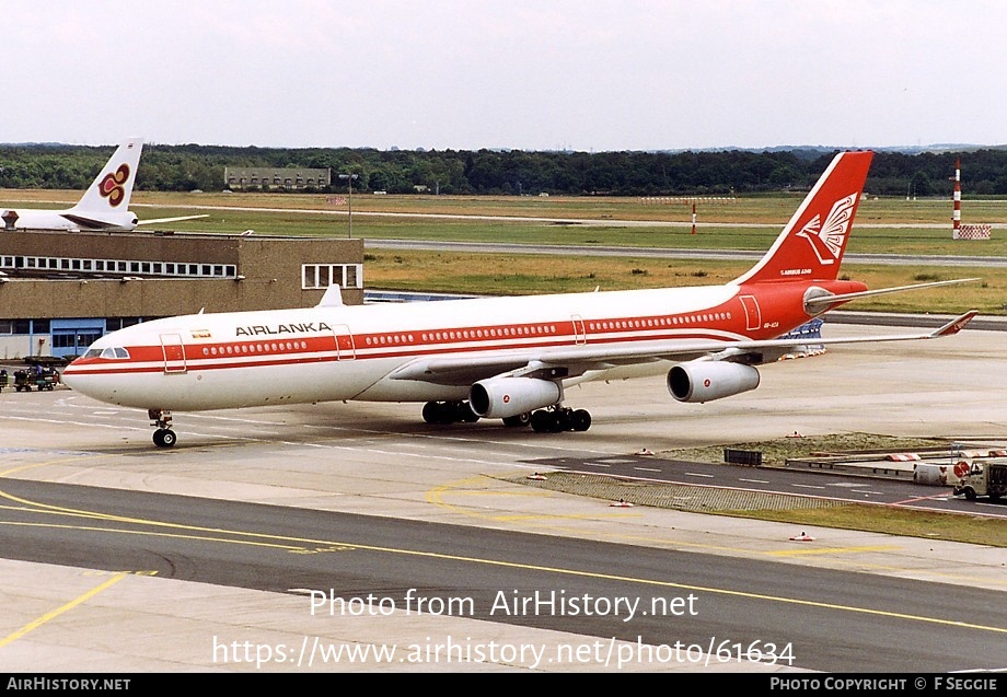 Aircraft Photo of 4R-ADA | Airbus A340-311 | AirLanka | AirHistory.net #61634