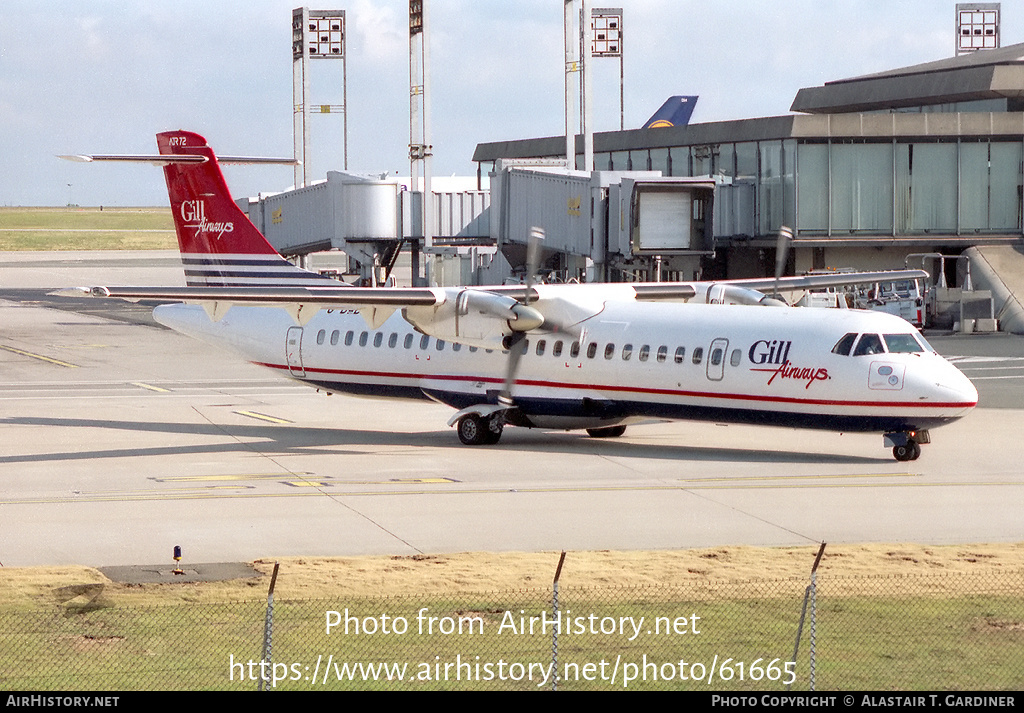 Aircraft Photo of G-BWDB | ATR ATR-72-202 | Gill Airways | AirHistory.net #61665