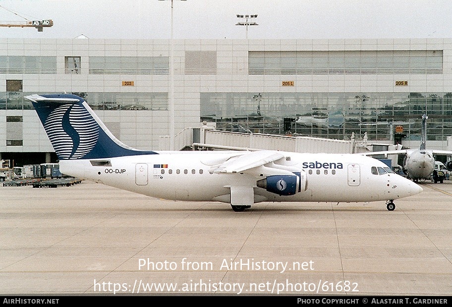 Aircraft Photo of OO-DJP | British Aerospace Avro 146-RJ85 | Sabena | AirHistory.net #61682