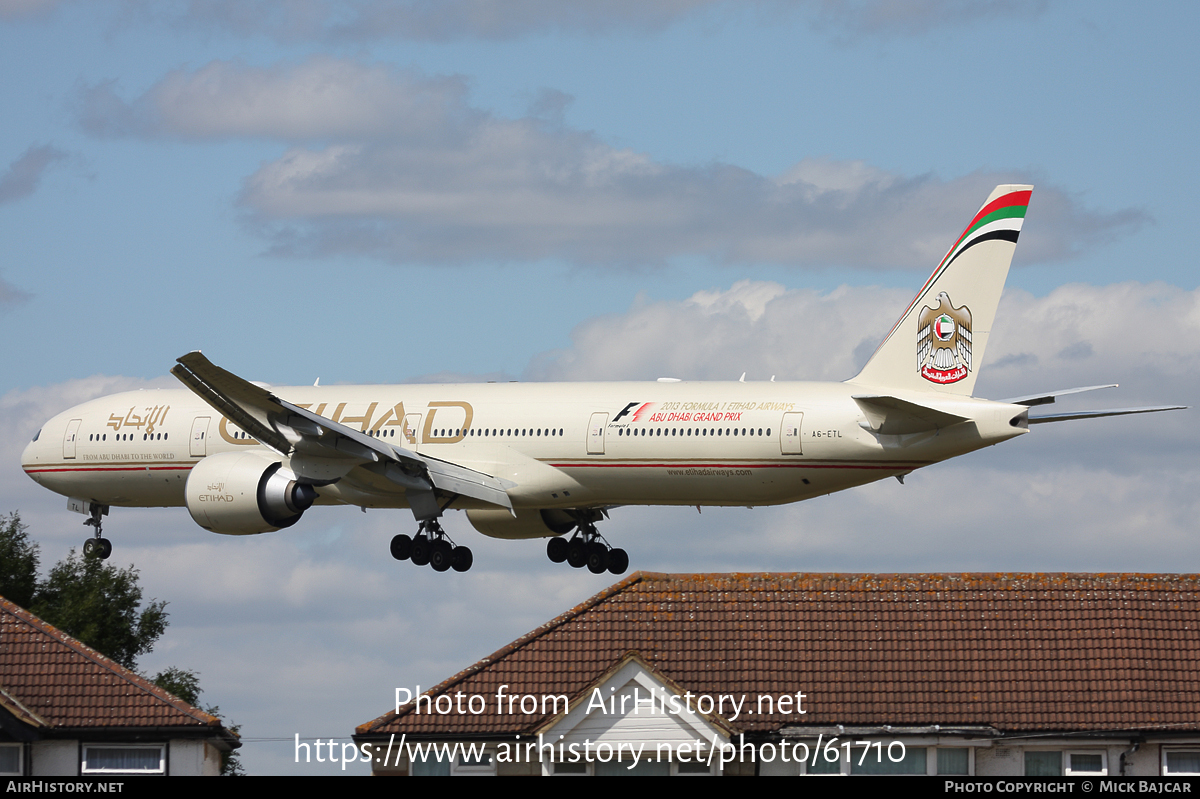 Aircraft Photo of A6-ETL | Boeing 777-3FX/ER | Etihad Airways | AirHistory.net #61710