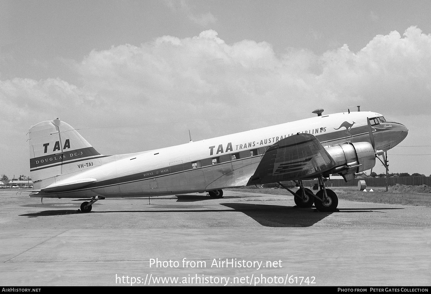 Aircraft Photo of VH-TAI | Douglas DC-3(C) | Trans-Australia Airlines - TAA | AirHistory.net #61742