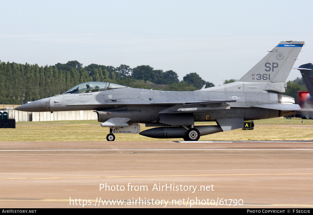 Aircraft Photo of 91-0361 / AF91-361 | Lockheed F-16CM Fighting Falcon | USA - Air Force | AirHistory.net #61790