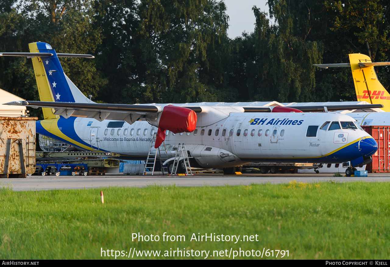 Aircraft Photo of E7-AAE | ATR ATR-72-212 | B & H Airlines | AirHistory.net #61791