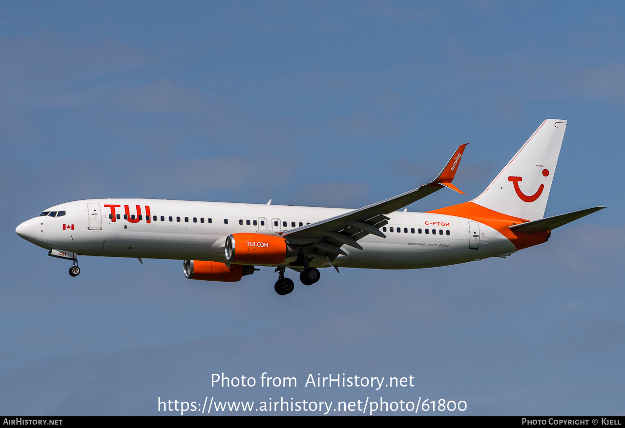 Aircraft Photo of C-FTOH | Boeing 737-8HX | TUI | AirHistory.net #61800