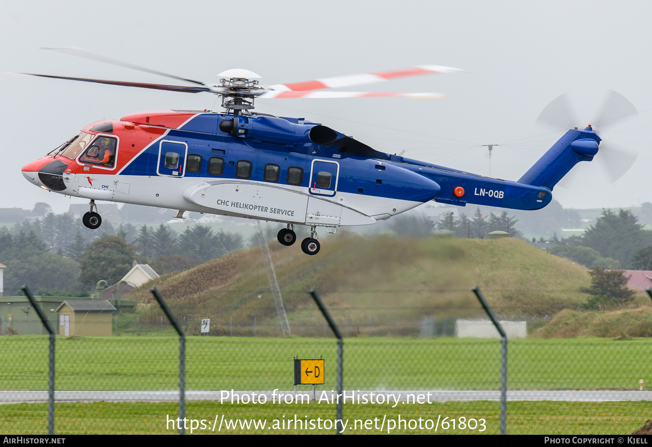 Aircraft Photo of LN-OQB | Sikorsky S-92A | CHC Helikopter Service | AirHistory.net #61803