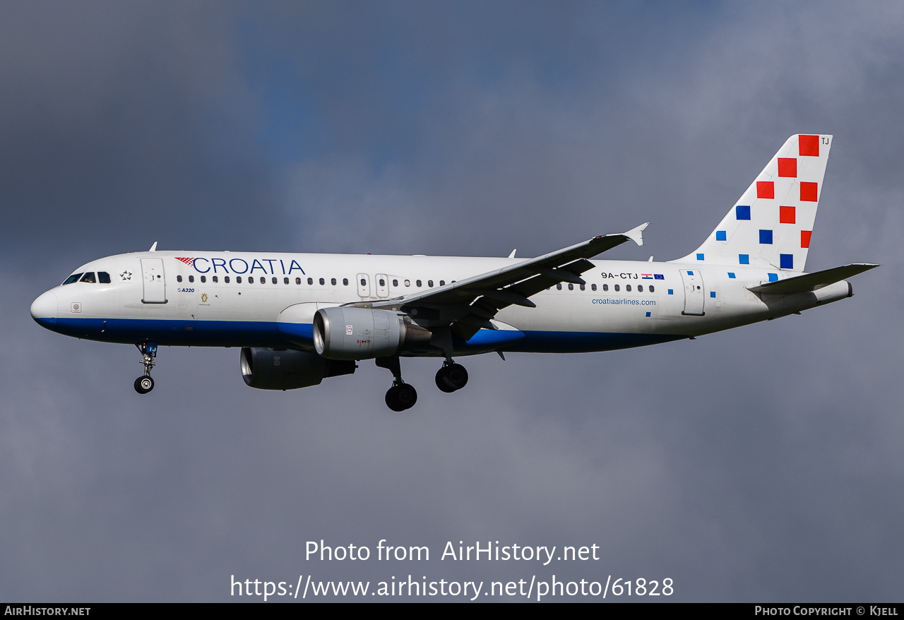 Aircraft Photo of 9A-CTJ | Airbus A320-214 | Croatia Airlines | AirHistory.net #61828