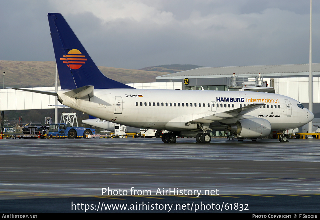 Aircraft Photo of D-AHID | Boeing 737-73S | Hamburg International | AirHistory.net #61832