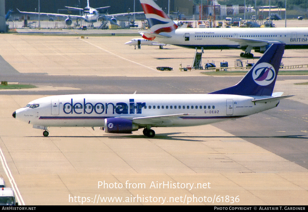 Aircraft Photo of G-DEBZ | Boeing 737-3S3 | Debonair Airways | AirHistory.net #61836