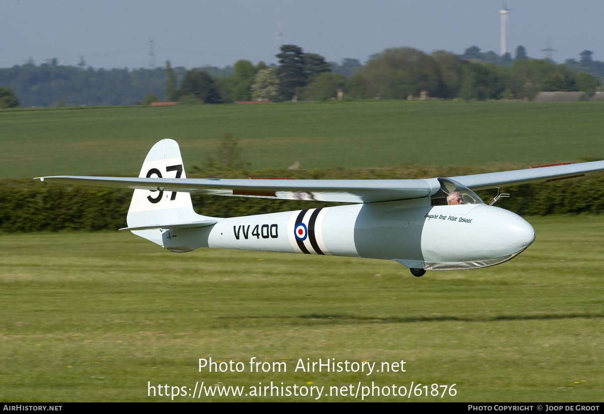 Aircraft Photo of BGA1697 / VV400 | Elliotts Olympia EoN 1 | Empire Test Pilots School - ETPS | AirHistory.net #61876