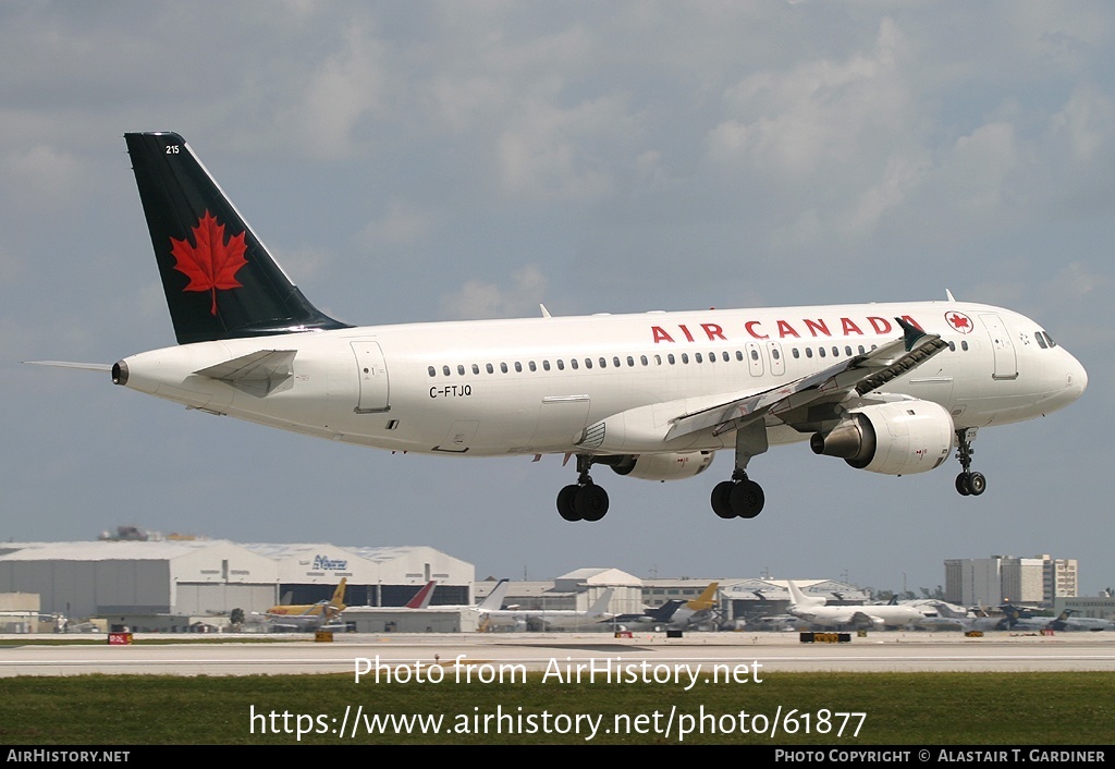 Aircraft Photo of C-FTJQ | Airbus A320-211 | Air Canada | AirHistory.net #61877