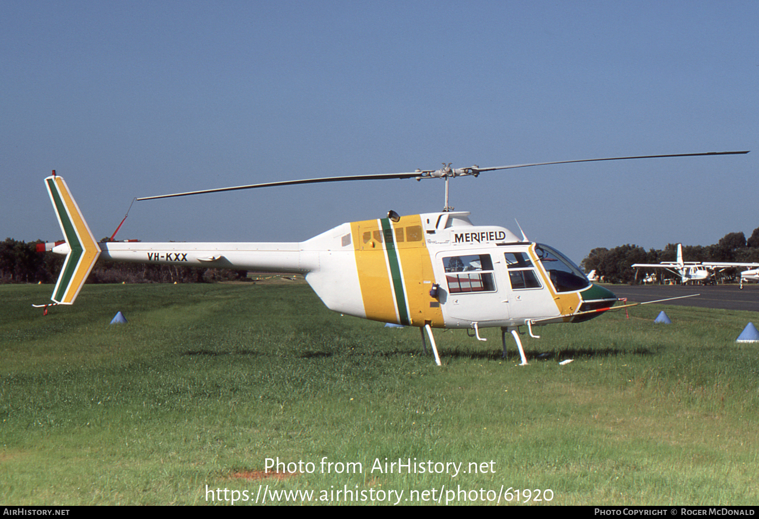 Aircraft Photo of VH-KXX | Bell 206B-3 JetRanger III | Merifield Helicopters | AirHistory.net #61920