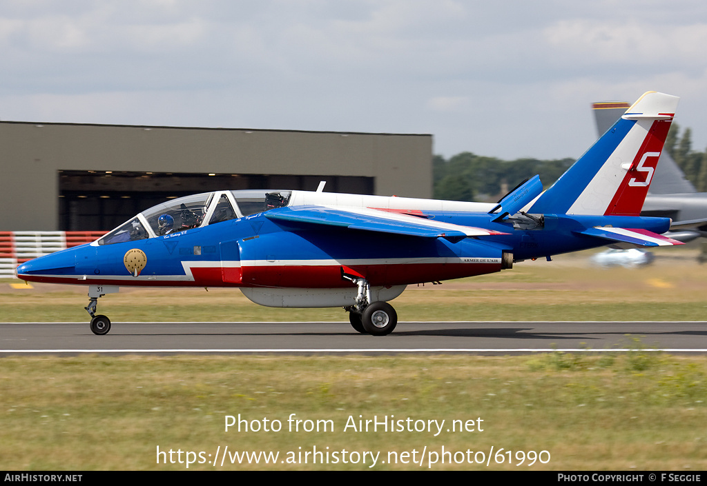 Aircraft Photo of E31 | Dassault-Dornier Alpha Jet E | France - Air Force | AirHistory.net #61990