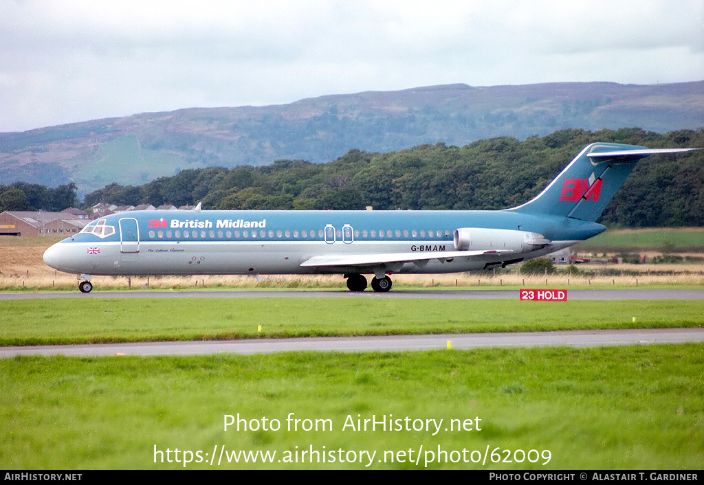 Aircraft Photo of G-BMAM | McDonnell Douglas DC-9-32 | British Midland Airways - BMA | AirHistory.net #62009