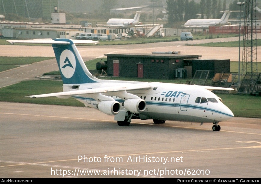 Aircraft Photo of OO-DJF | British Aerospace BAe-146-200 | Delta Air Transport - DAT | AirHistory.net #62010